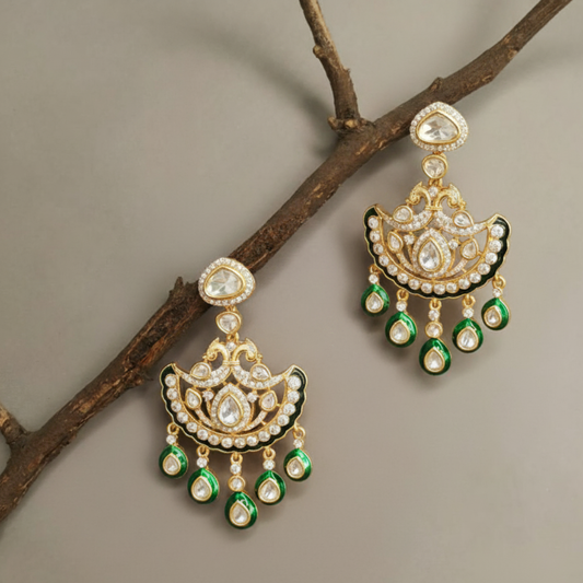The Mehraab Noor Jadau Earrings