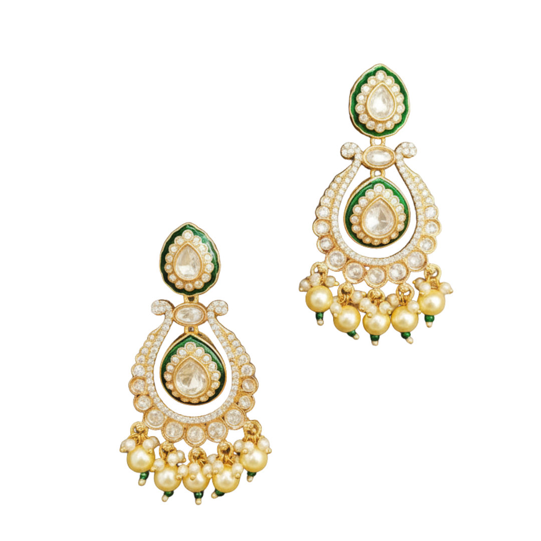 The Emerald Noor Drop Earrings