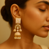 The Blush Royale Chandbali Jhumkas