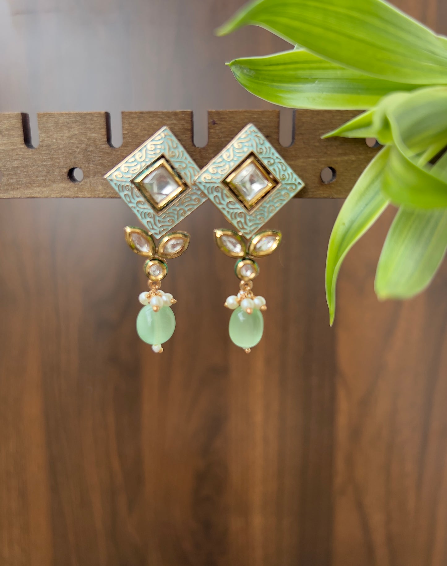 The Verdant Glow Earrings