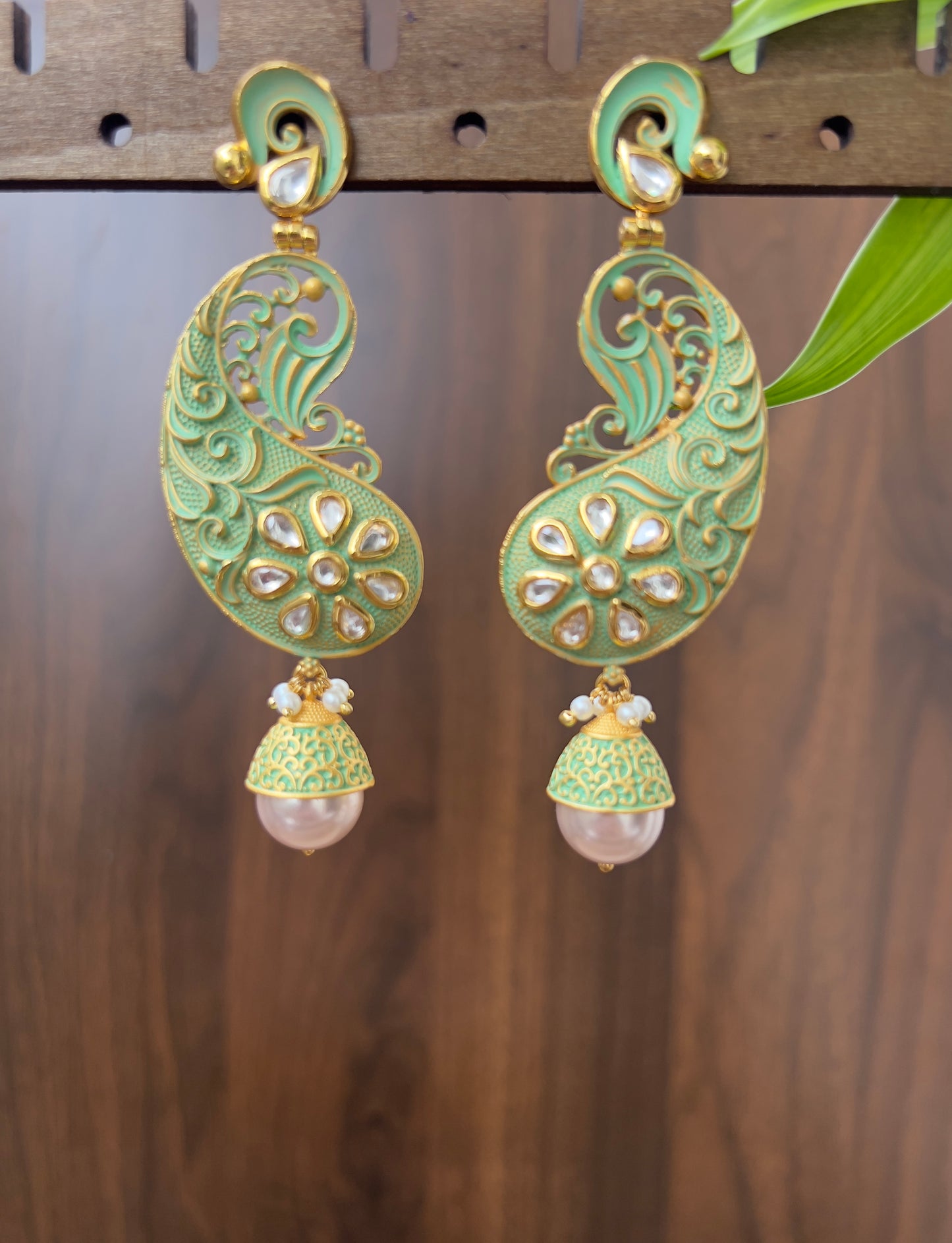 The Verdant Paisley Earrings