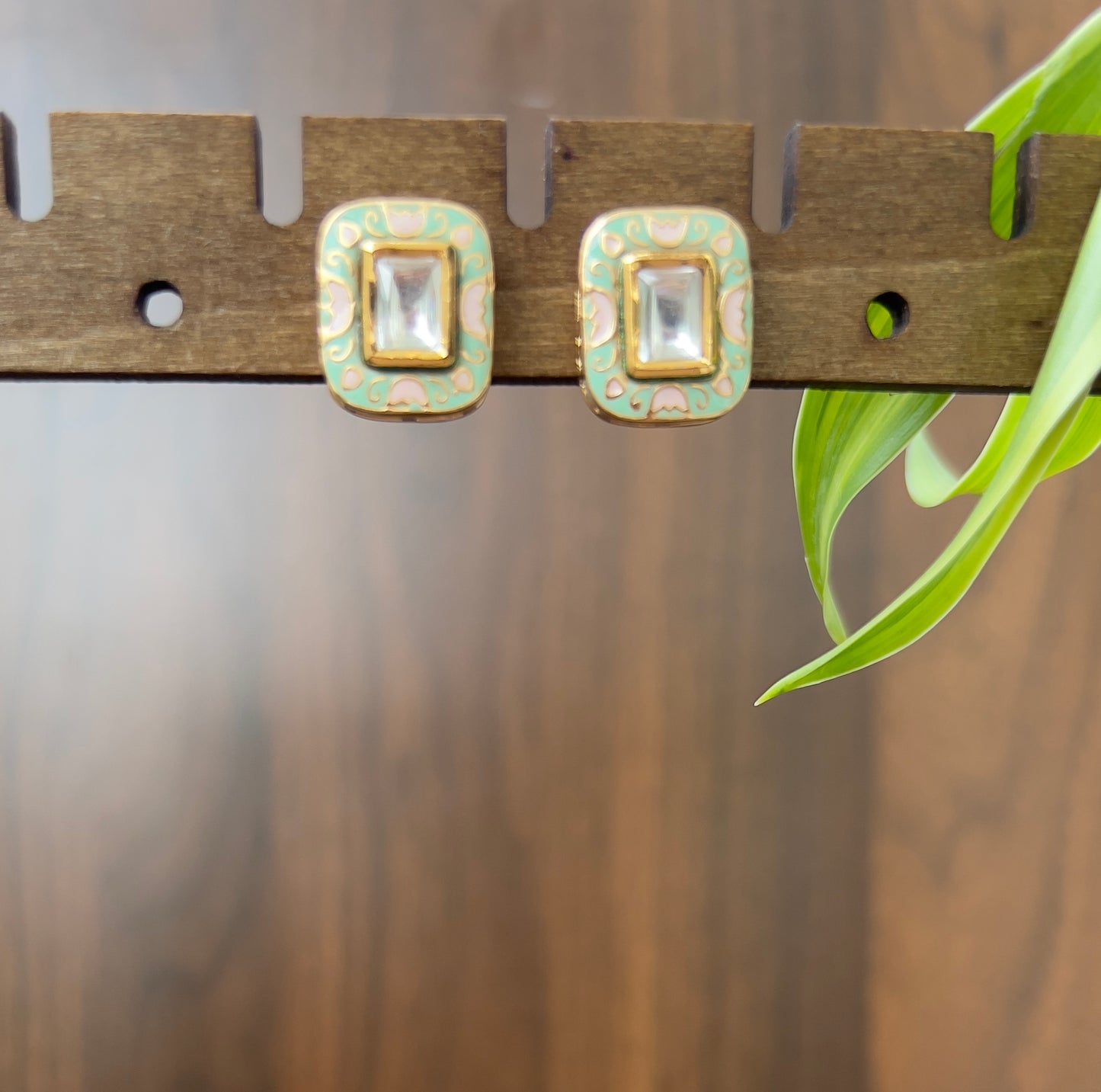 The Mint Bloom Studs