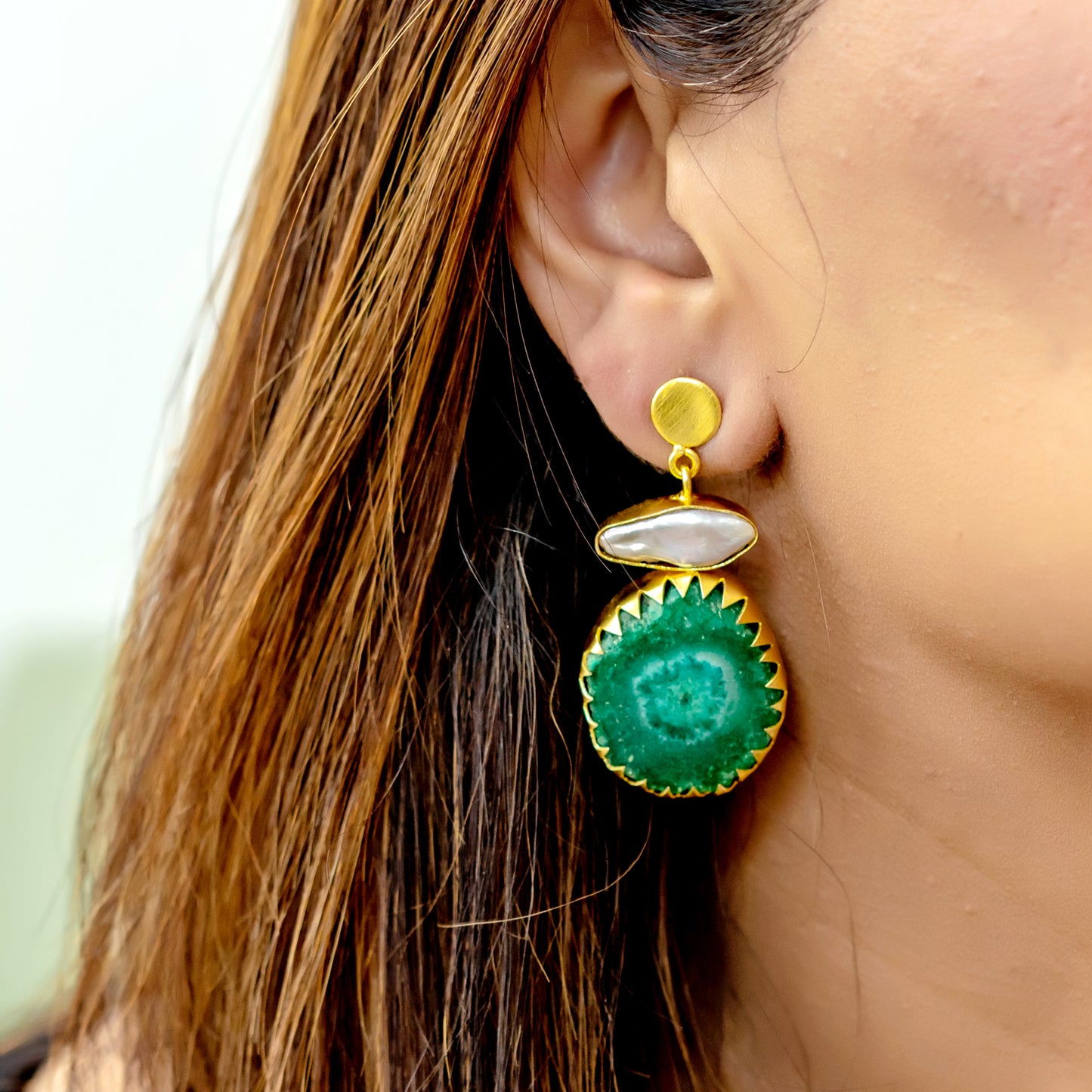 The Sunfern Drop Earring