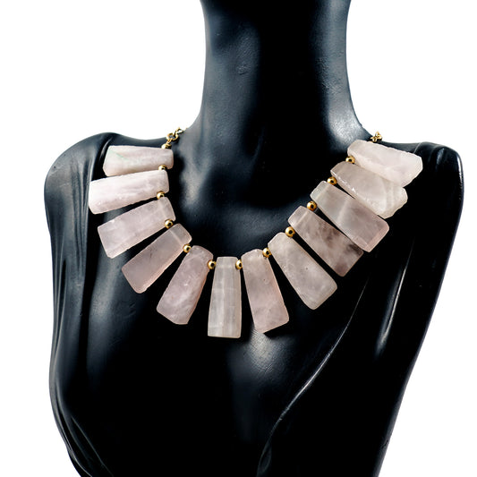 The Rosé Rhythm Collar Necklace