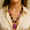The Amethyst Mirage Statement Necklace
