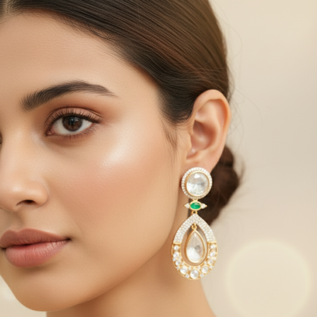 The Noor Teardrop Earrings