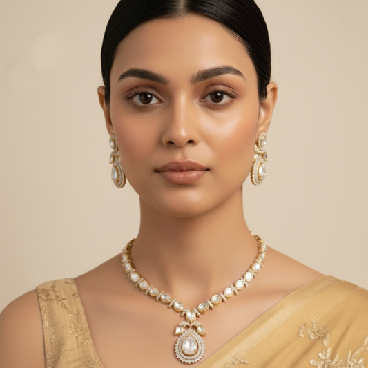 The Sitara Kundan Necklace Set