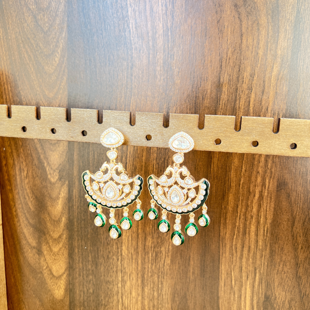 The Mehraab Noor Jadau Earrings