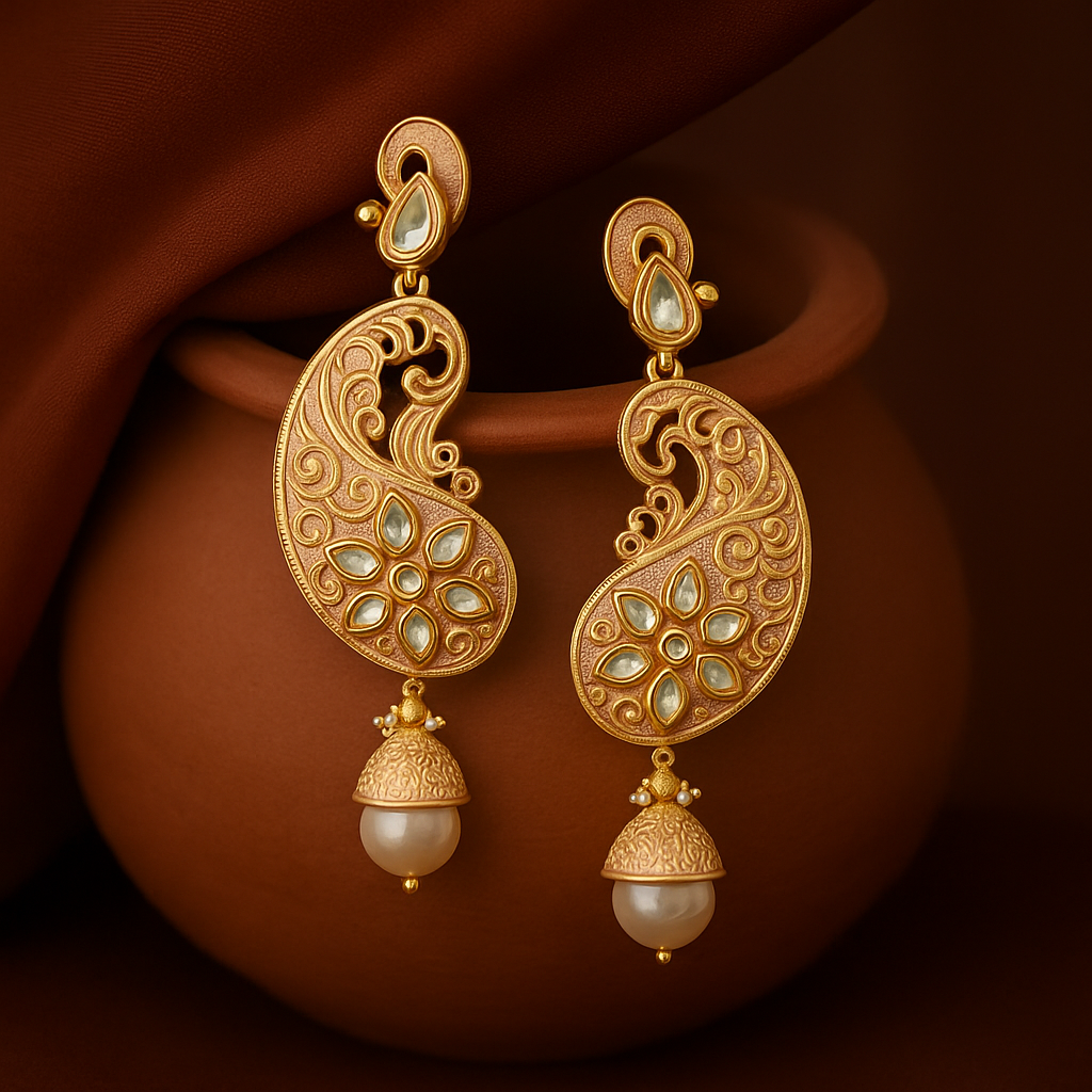 The Blossom Paisley Earrings
