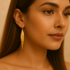 The Golden Flame Earring