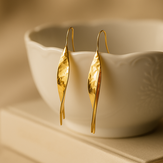 The Golden Flame Earring