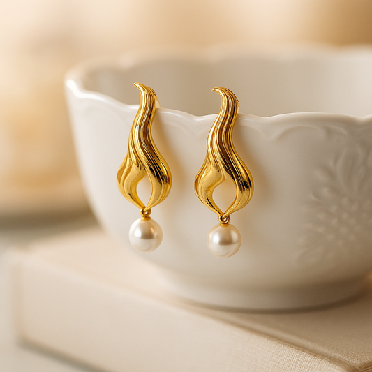 The Ocean Flame Earrings