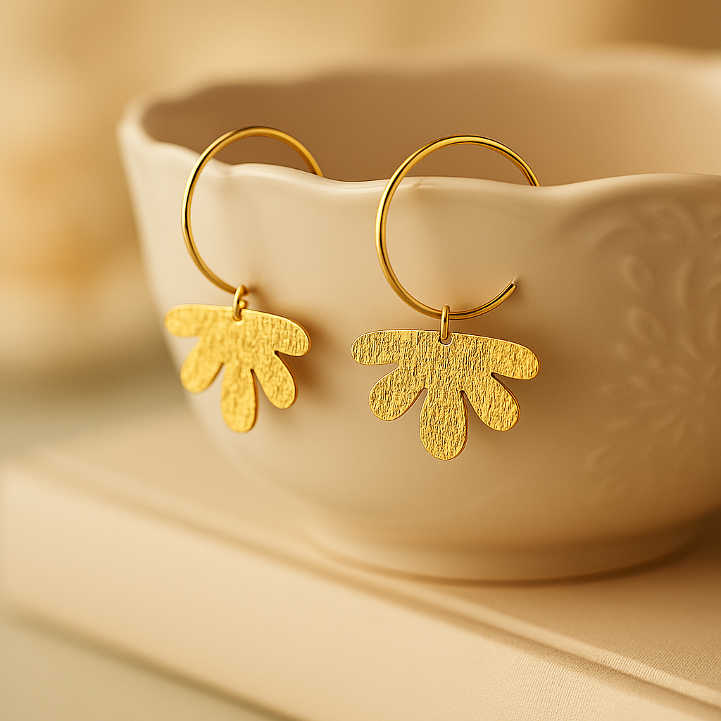 The Soleil Bloom Hoops