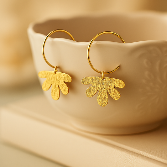 The Soleil Bloom Hoops