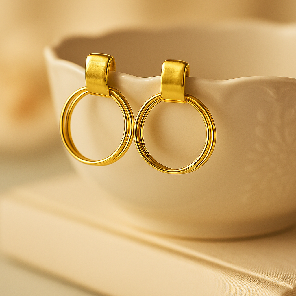 The Halo Hoop Earring