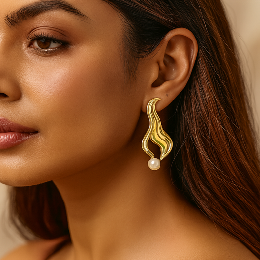 The Ocean Flame Earrings