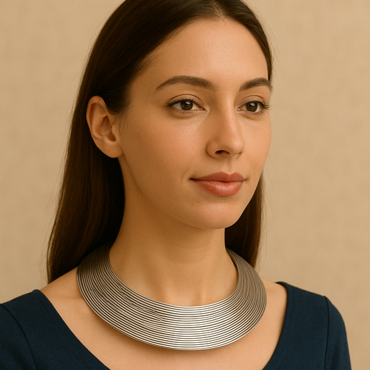 The Solis Halo Collar-Silver