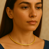 The Solis Flow Collar-Gold