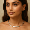 The Solis Flow Collar-Silver
