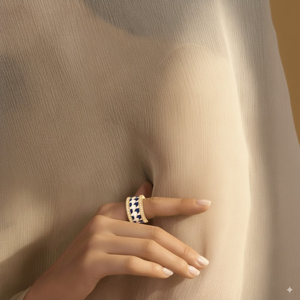 The Azure Crest Ring