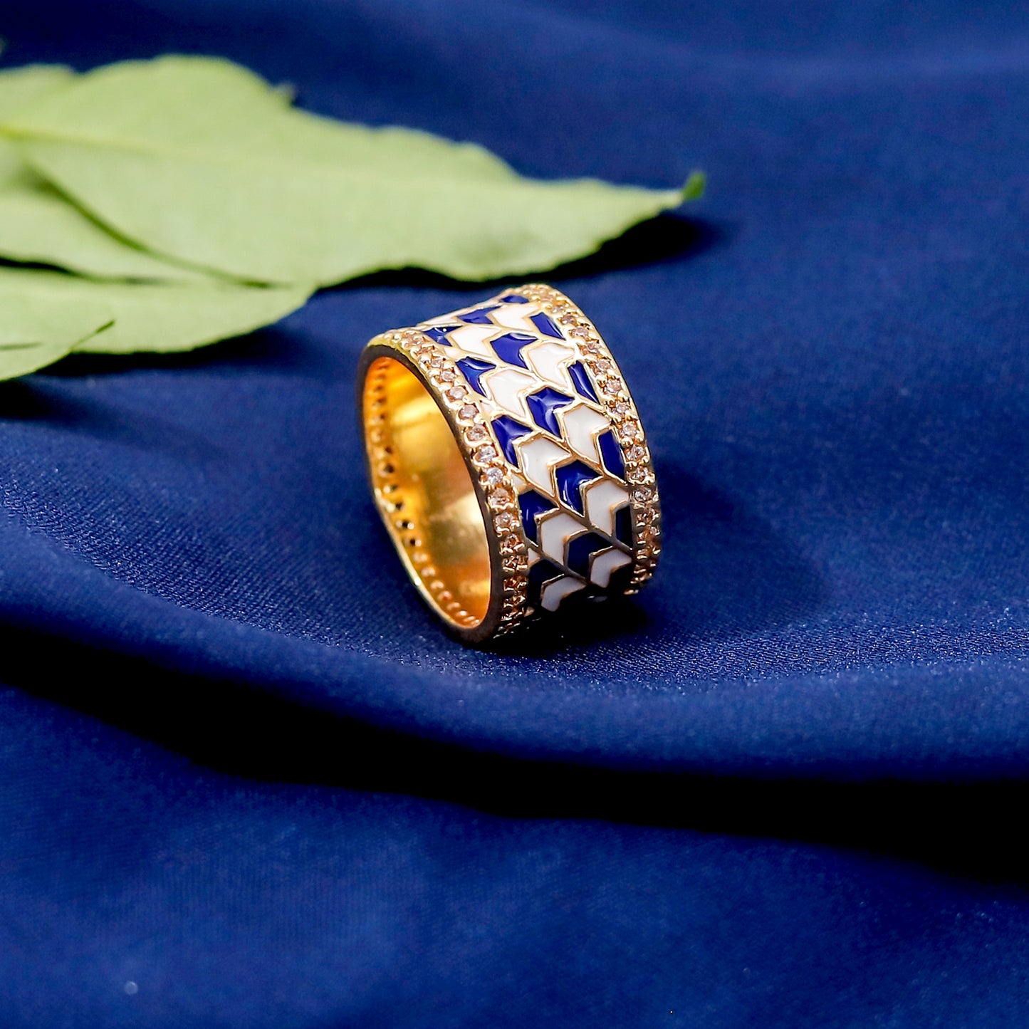 The Azure Crest Ring