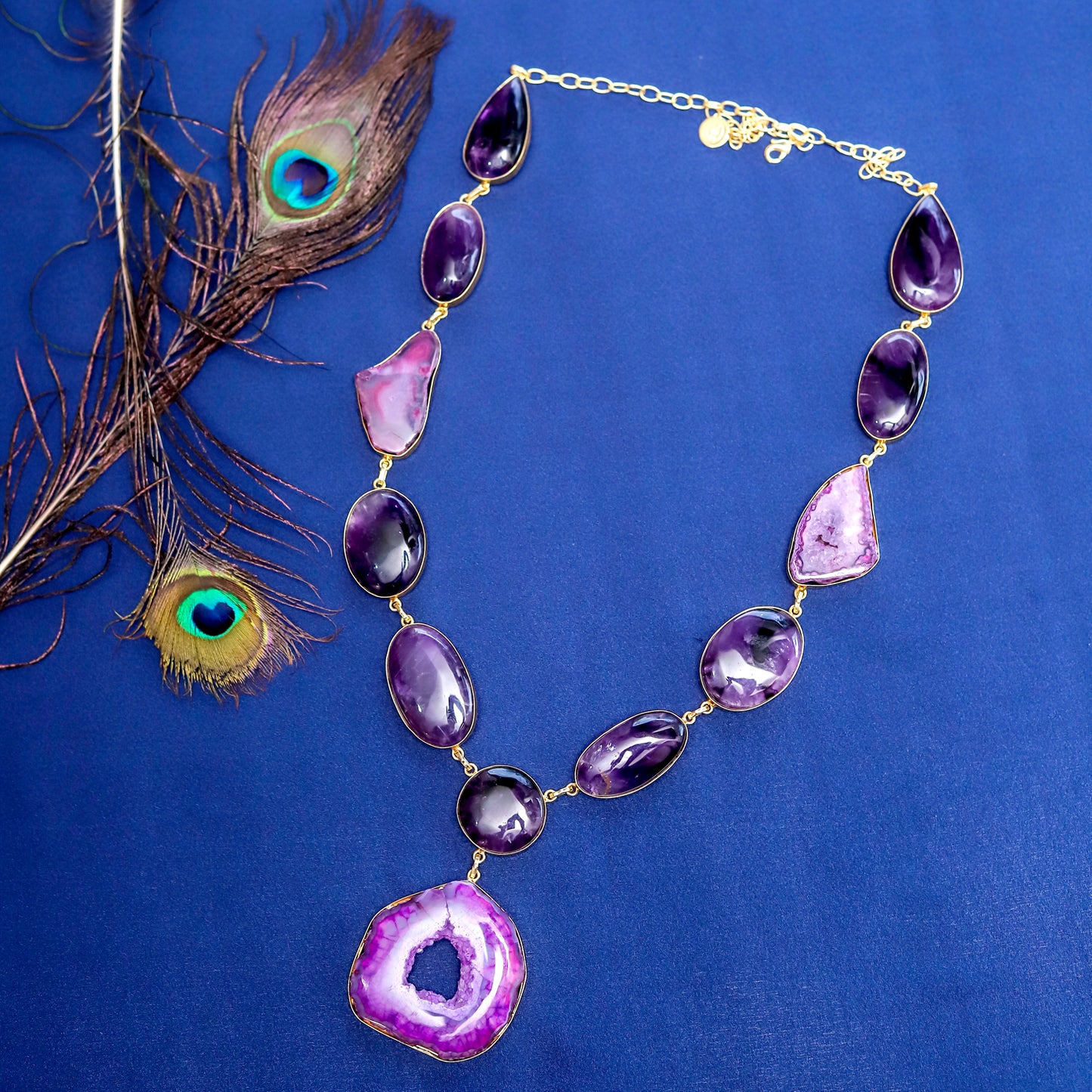 The Amethyst Mirage Statement Necklace