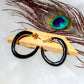 The Bloom Loop Earrings – Black Edition