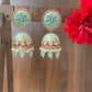 The Mint Bloom Jhumkas