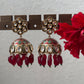 The Scarlet Royale Jhumkas