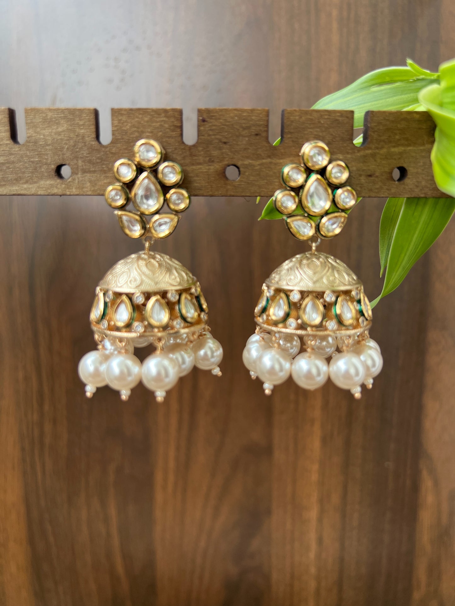 The Pearl Dynasty Jhumkas