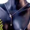 The Vega Slide Necklace-Silver
