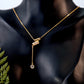 The Vega Slide Necklace-Gold