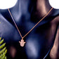 The Guardian Palm Necklace-Rose Gold