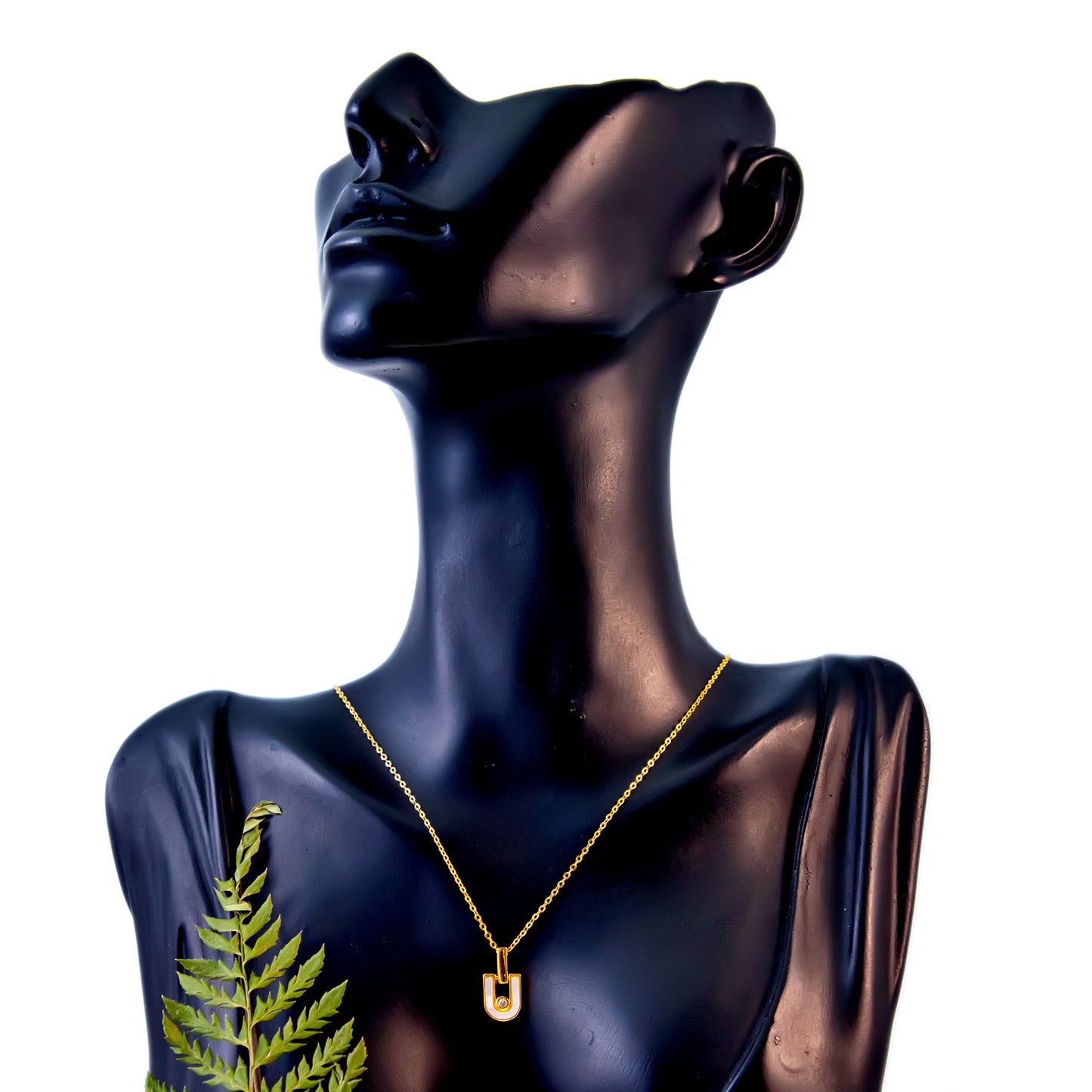 The Orbit Lock Necklace-Gold