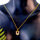 The Orbit Lock Necklace-Gold