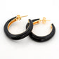 The Bloom Loop Earrings – Black Edition
