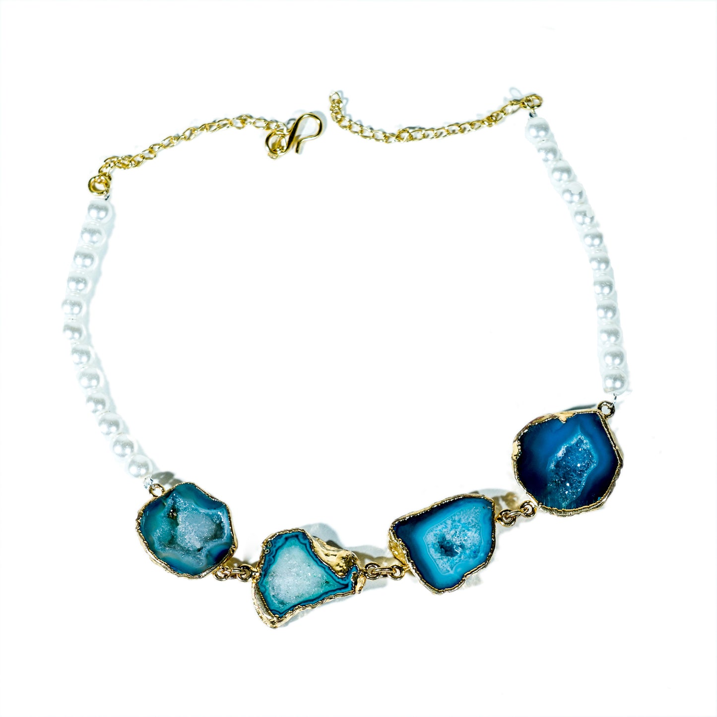 The Moonlit Dusk Necklace - Blue