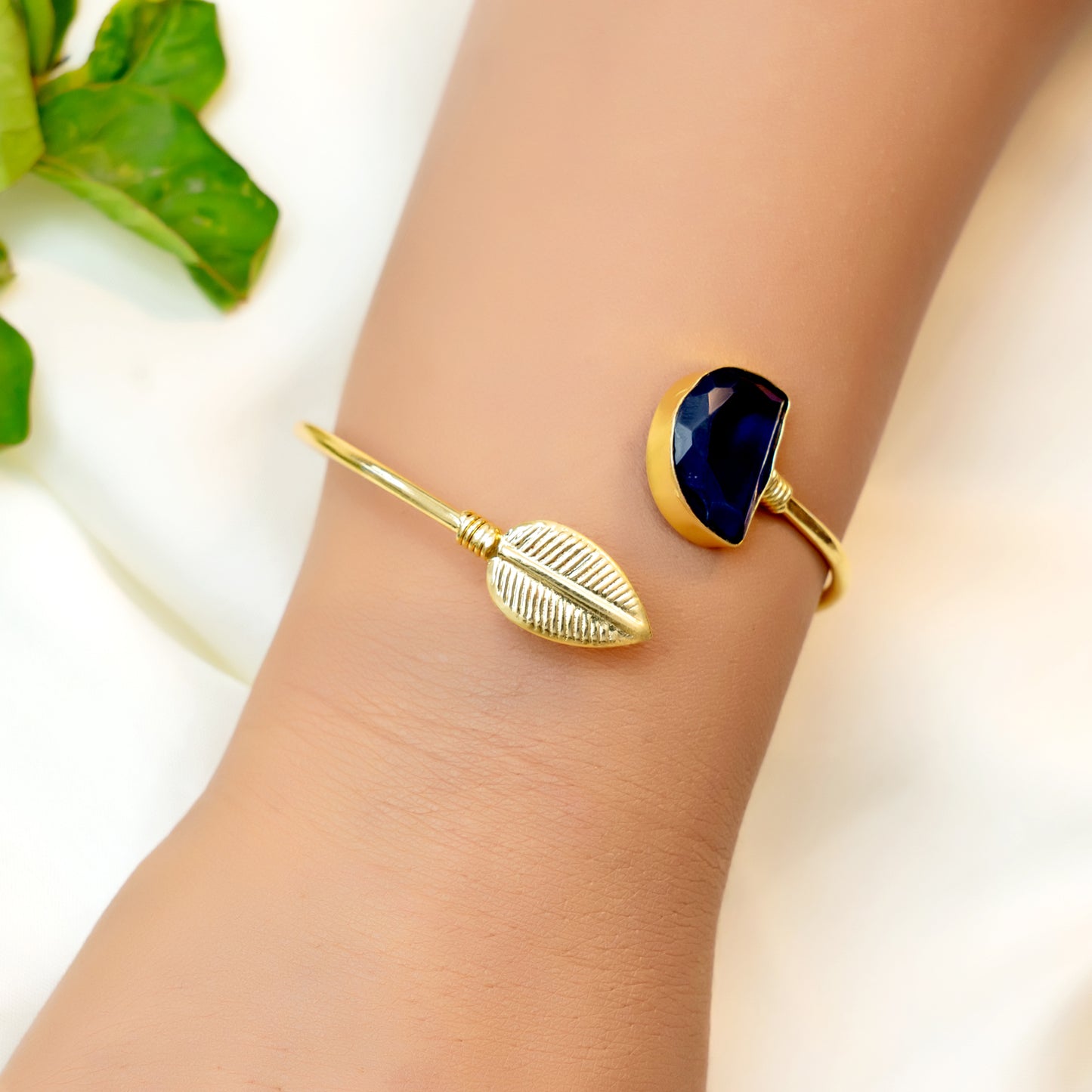 The Midnight Leaf Cuff