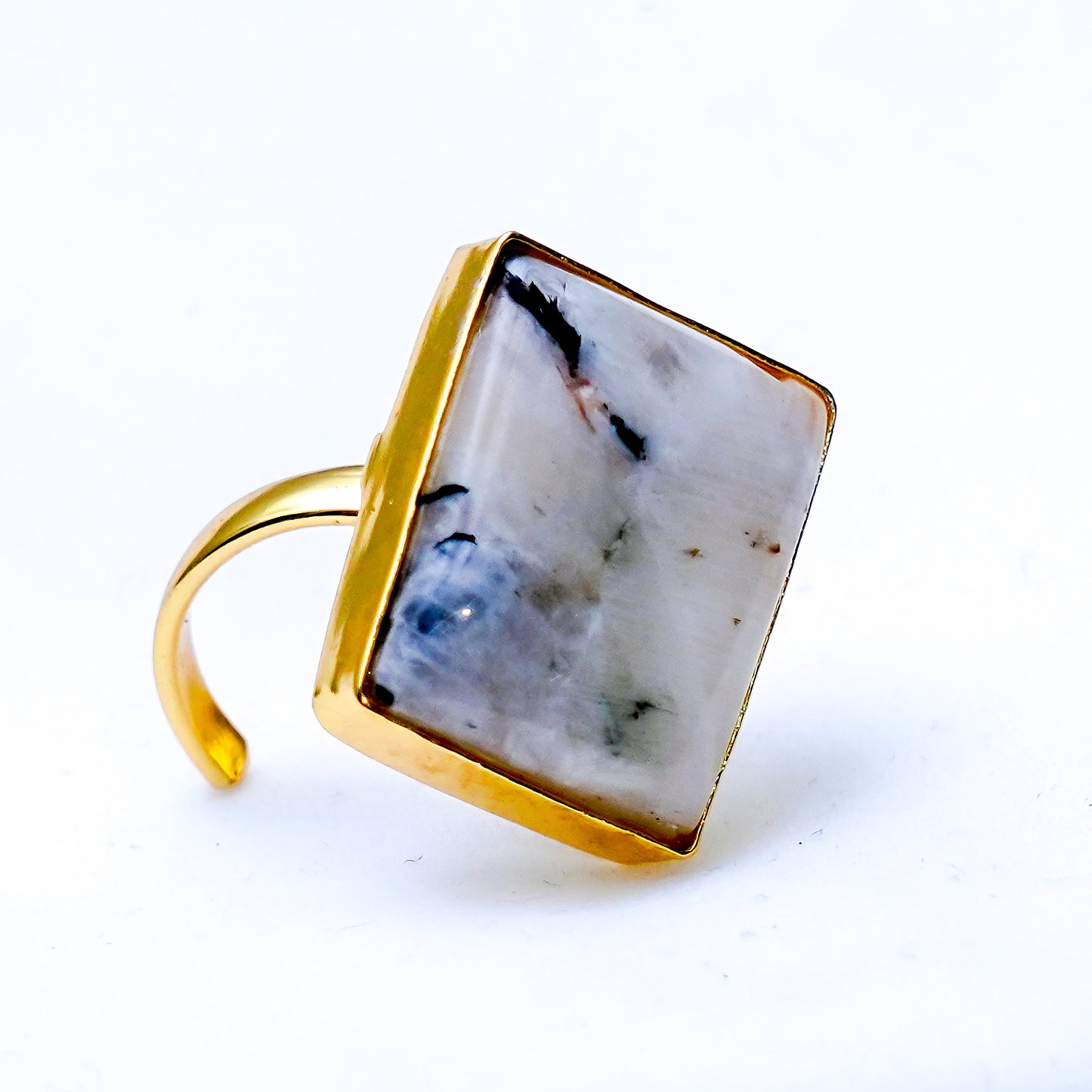 The Moonstone Veil Rings