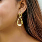 The Nova Frame Earringsn - Gold