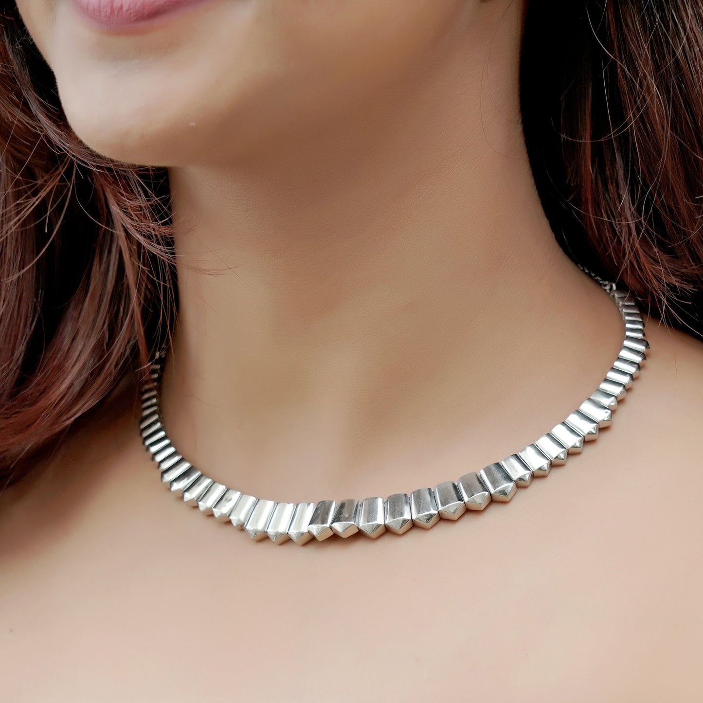 The Saffron Spine Set -  Classic Silver