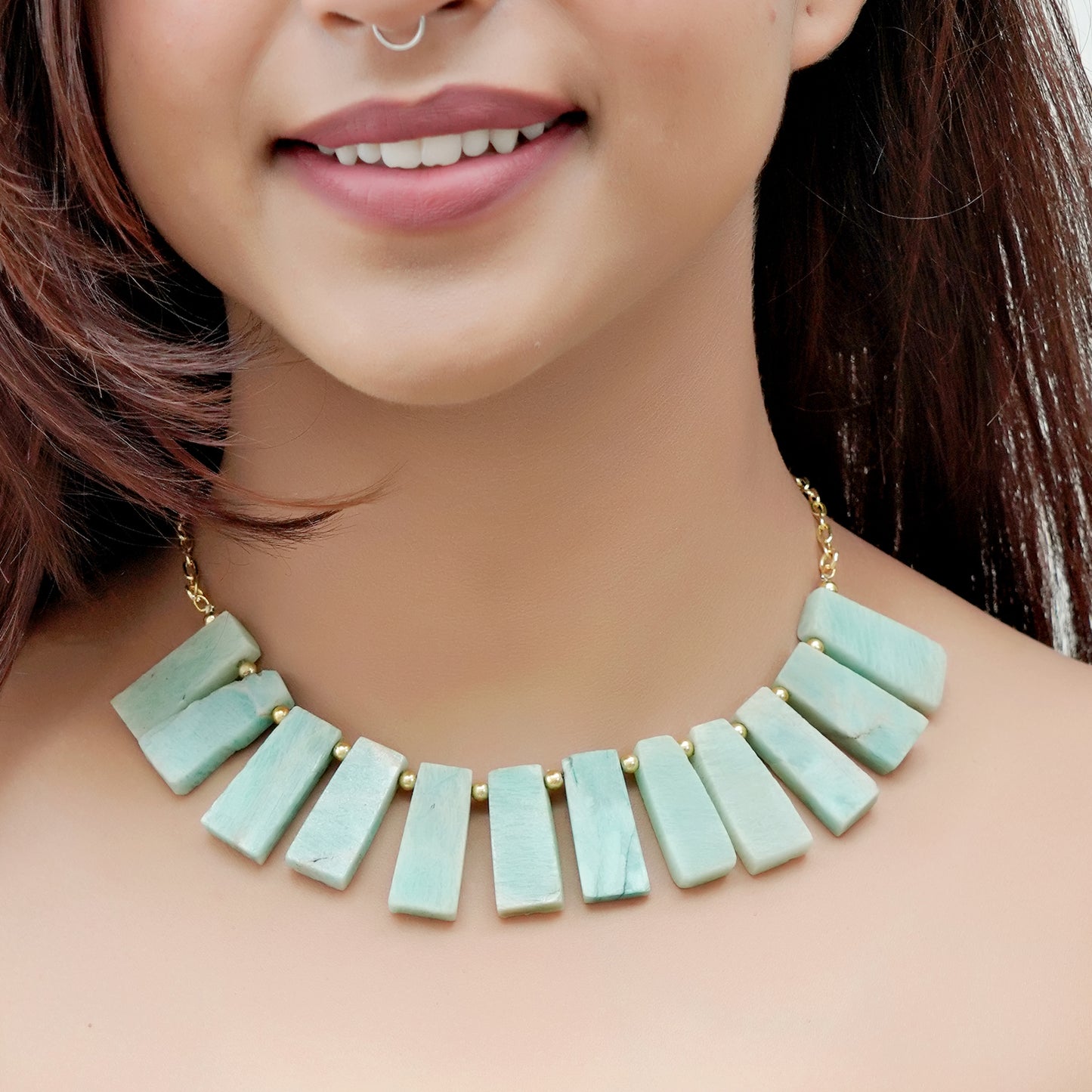 The Verdant Rhythm Collar Necklace