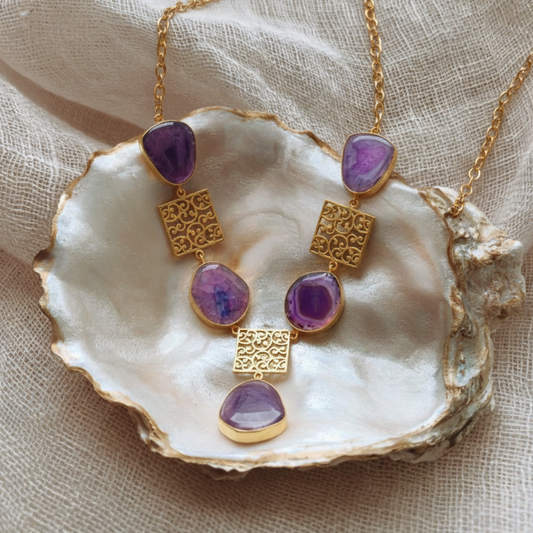 The Amara Amethyst Necklace