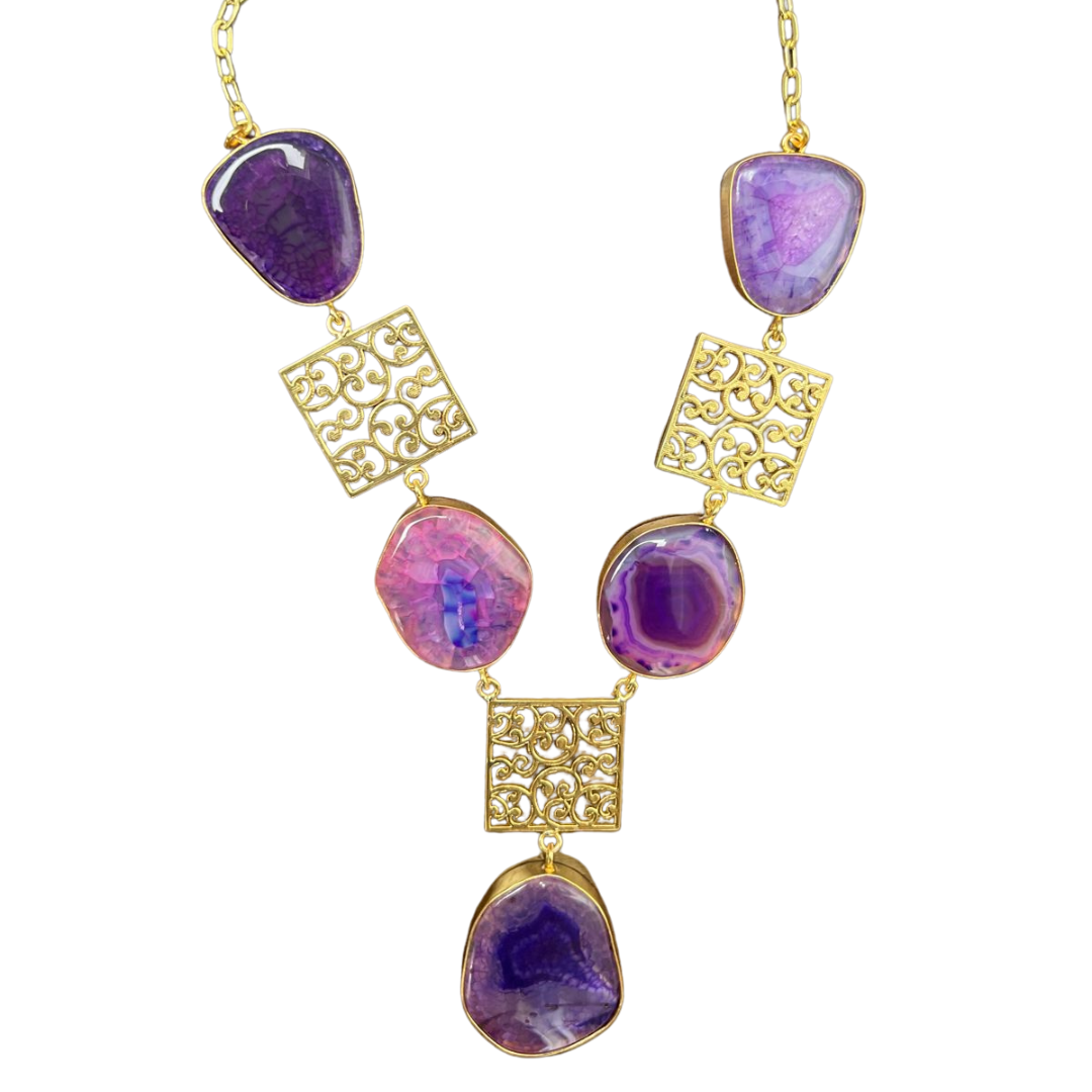The Amara Amethyst Necklace