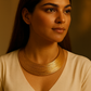 The Solis Halo Collar-Gold