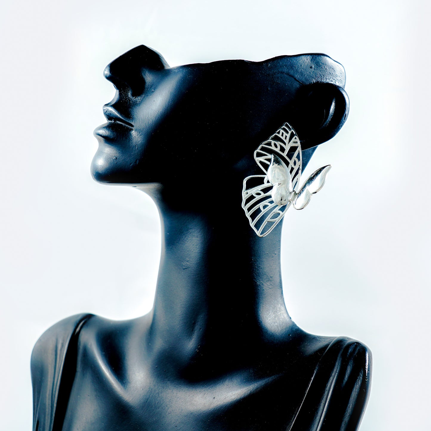 The Elira Wings Studs – Silver Edition