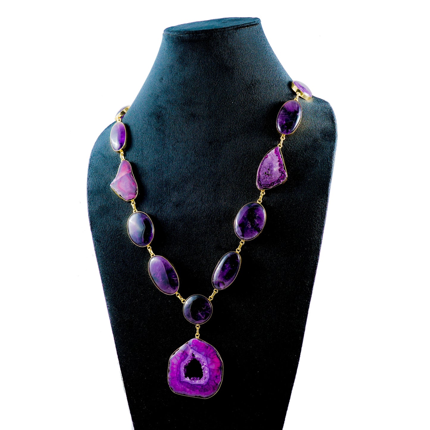 The Amethyst Mirage Statement Necklace