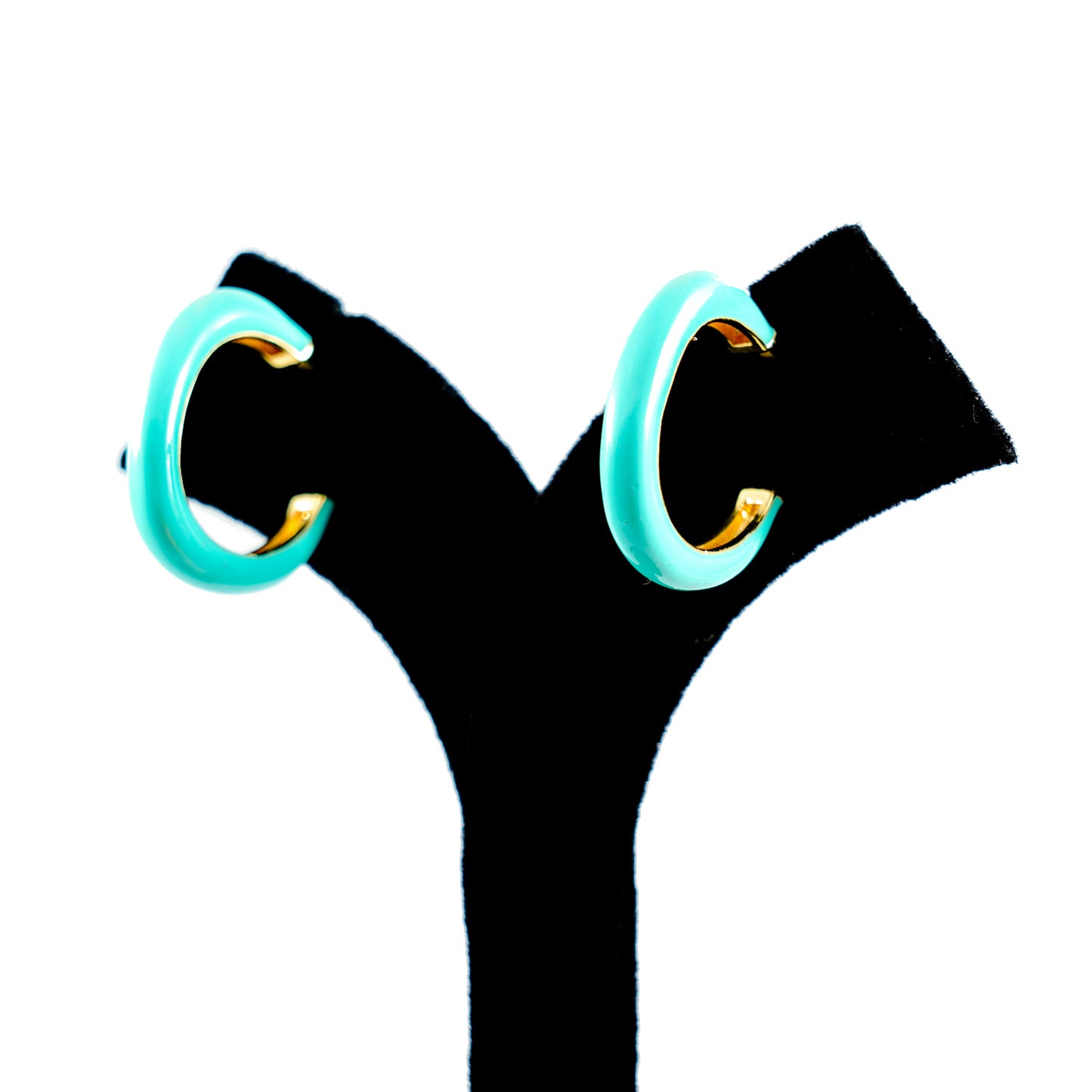 The Bloom Loop Earrings – Aqua Edition