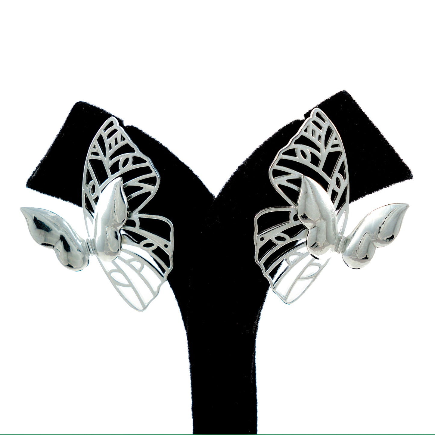 The Elira Wings Studs – Silver Edition