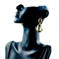 The Nova Frame Earringsn - Gold